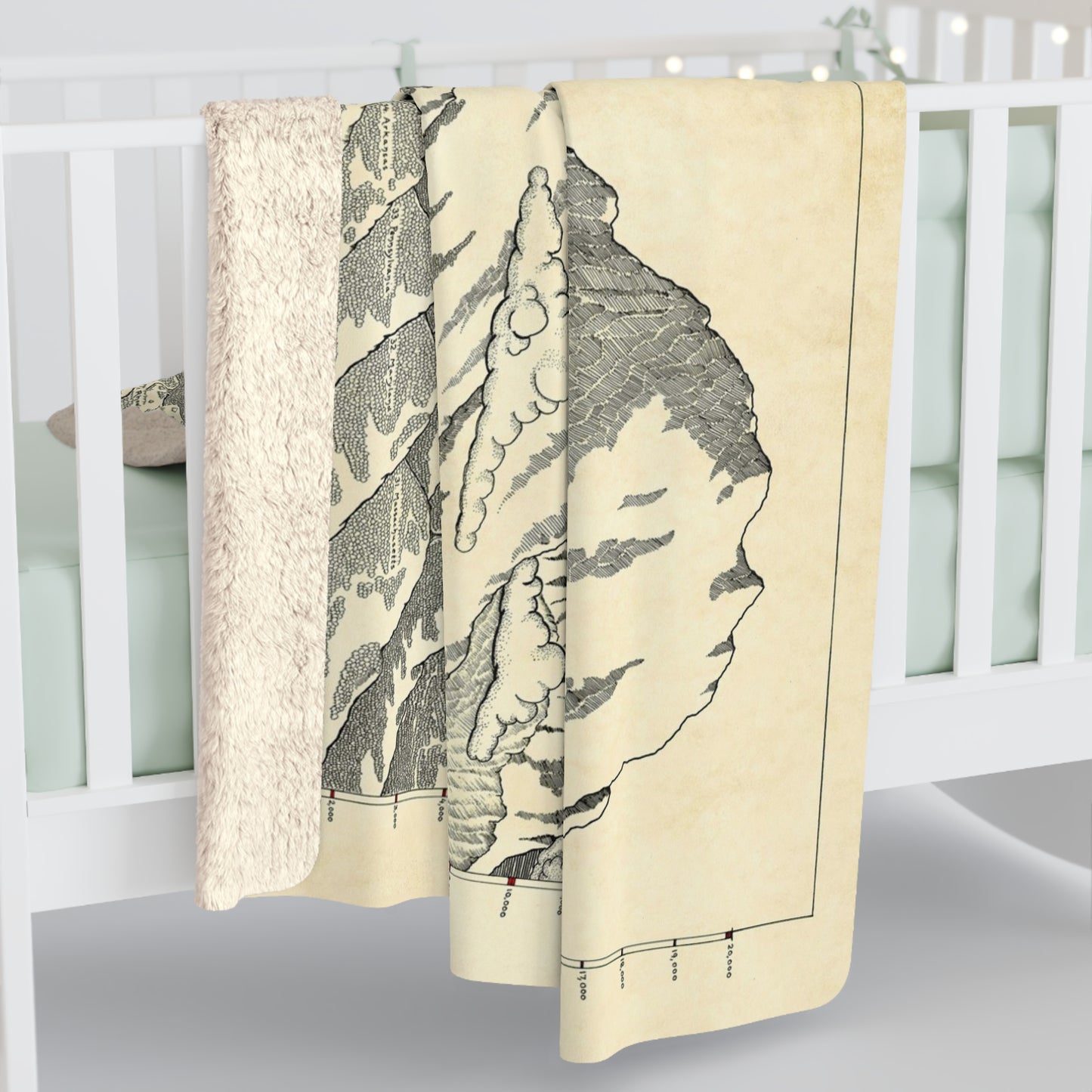 Highest Mountain Sherpa Blanket