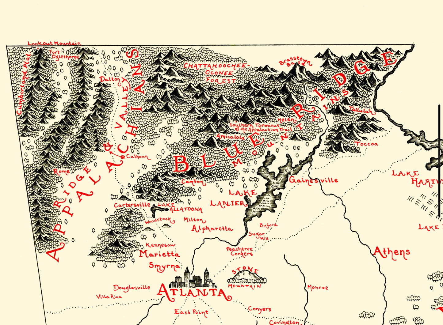 NEW UPDATED Georgia Map