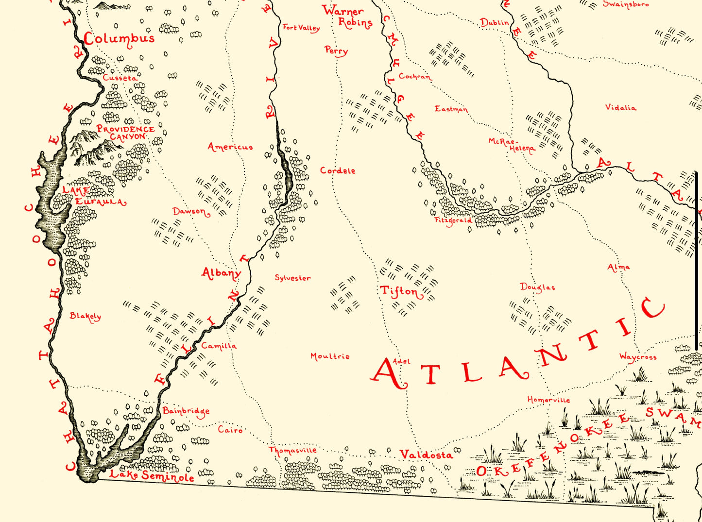 NEW UPDATED Georgia Map