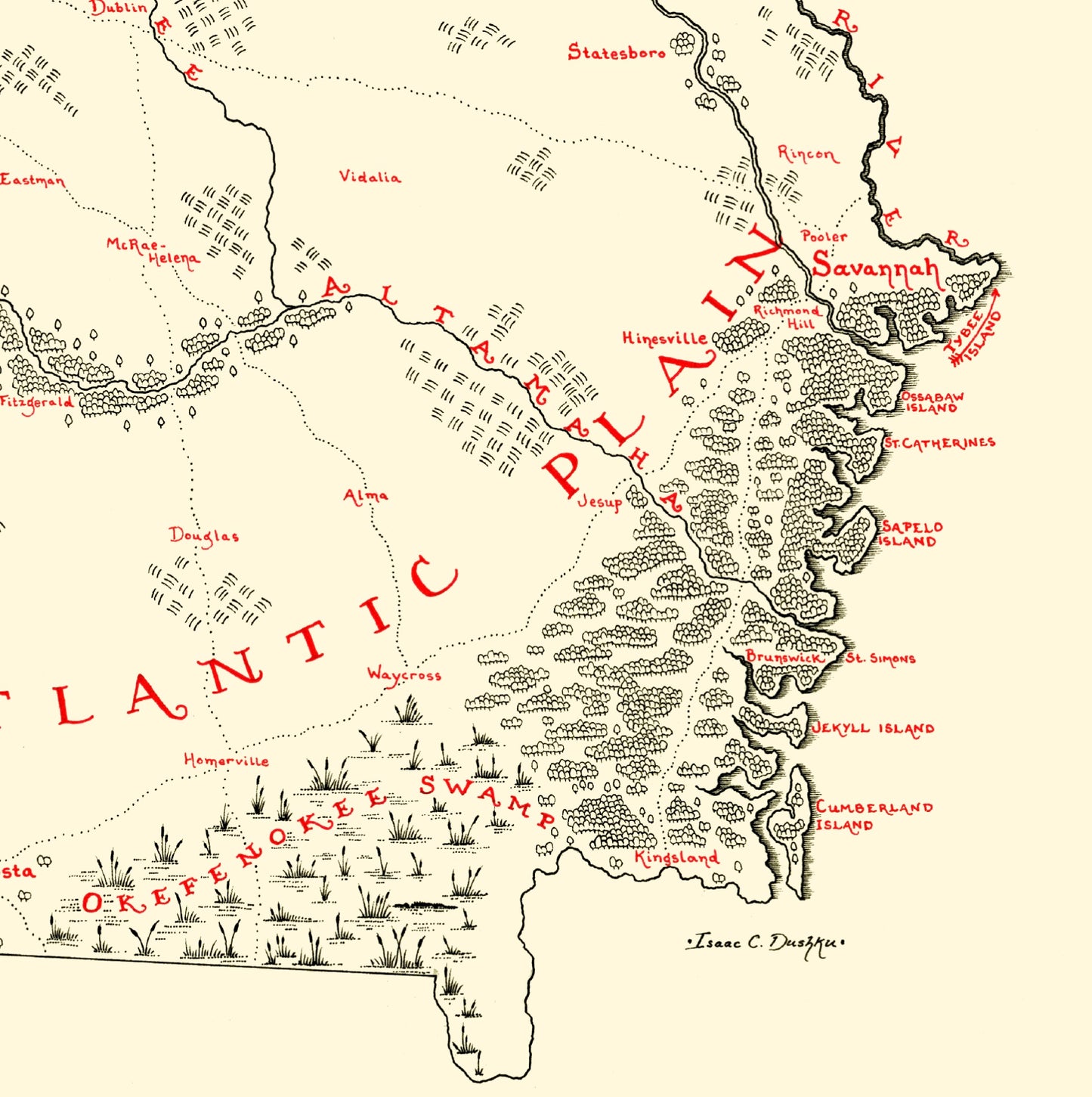 NEW UPDATED Georgia Map