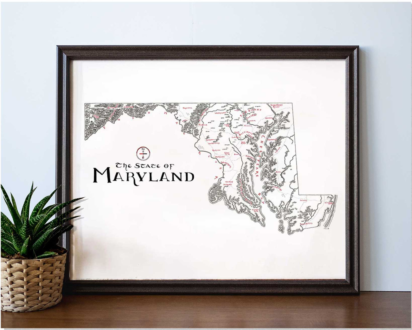 Maryland Map