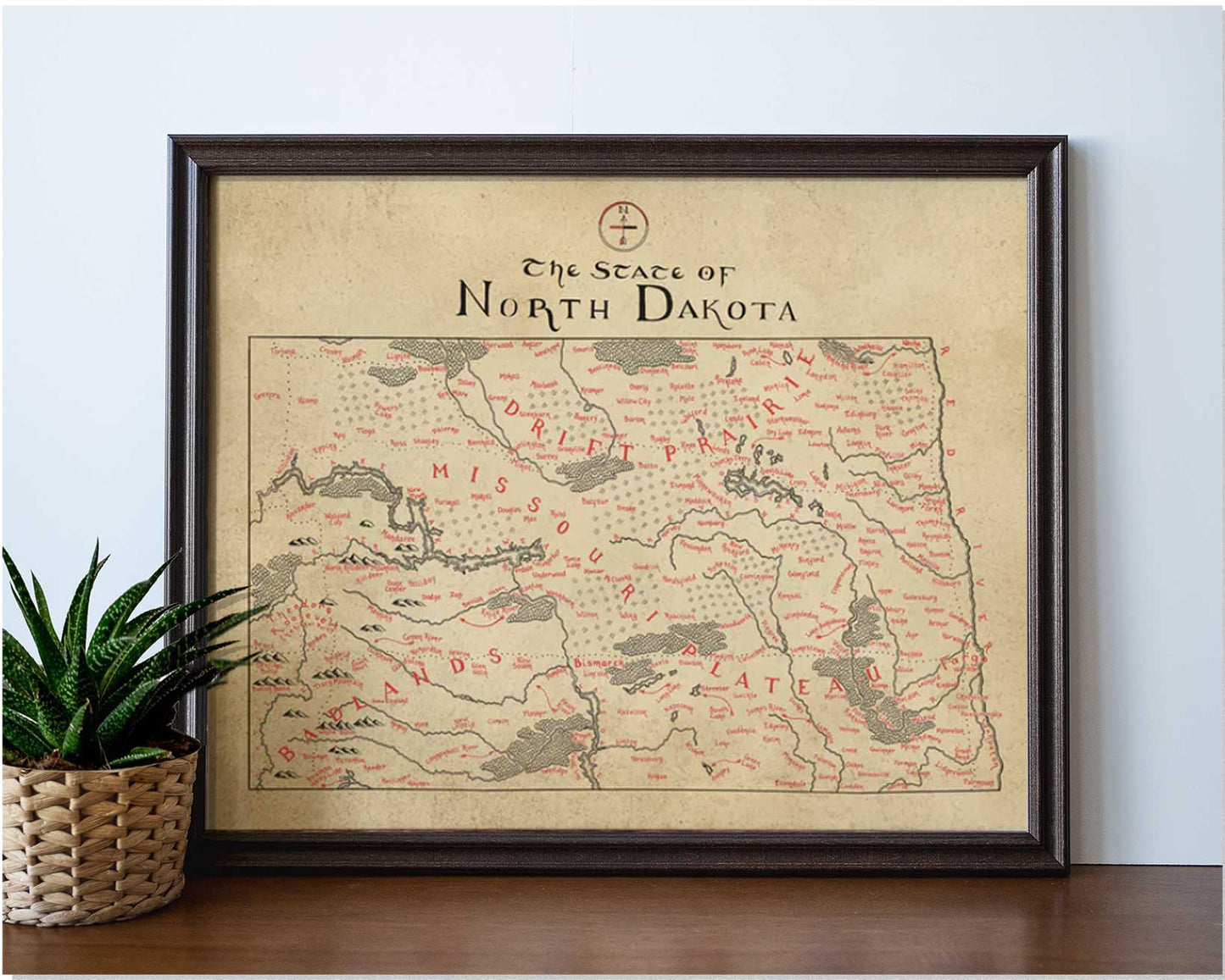 North Dakota Map