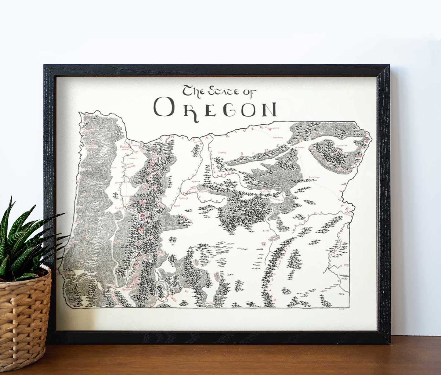 Oregon Map