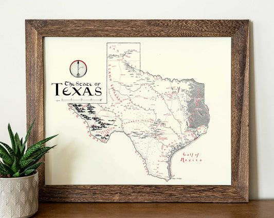 Texas Map (New Updated Version)