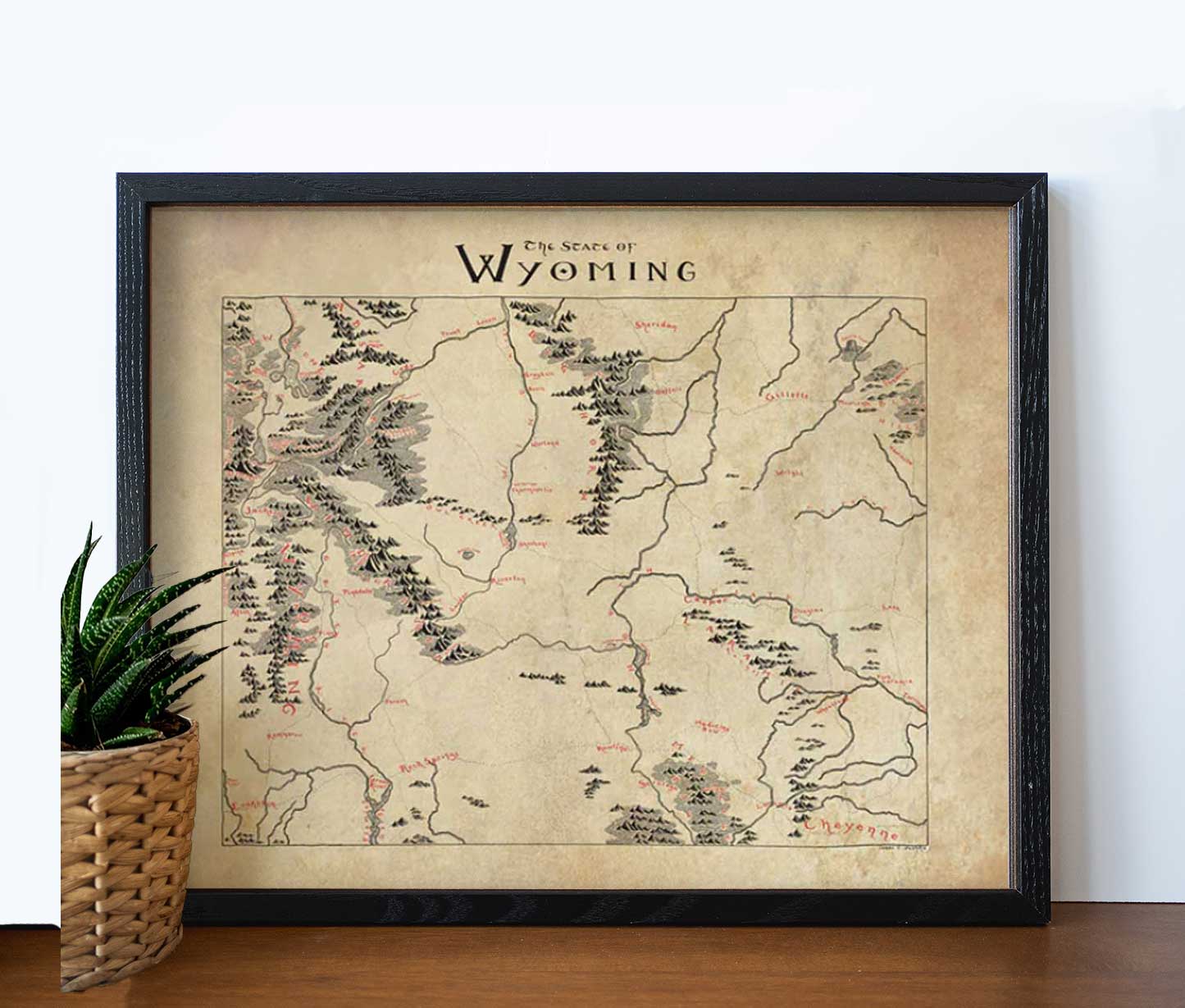 Wyoming Map