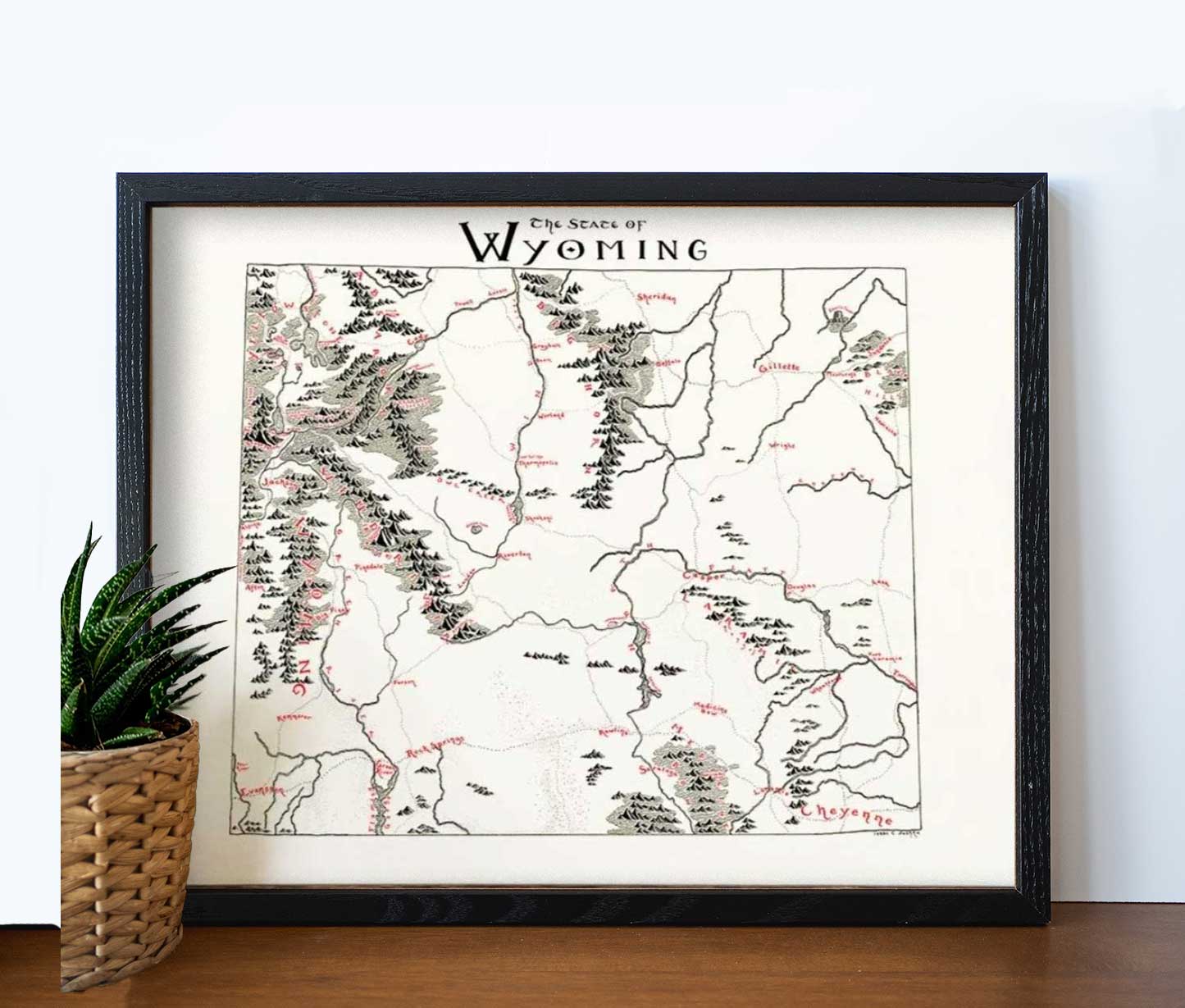 Wyoming Map