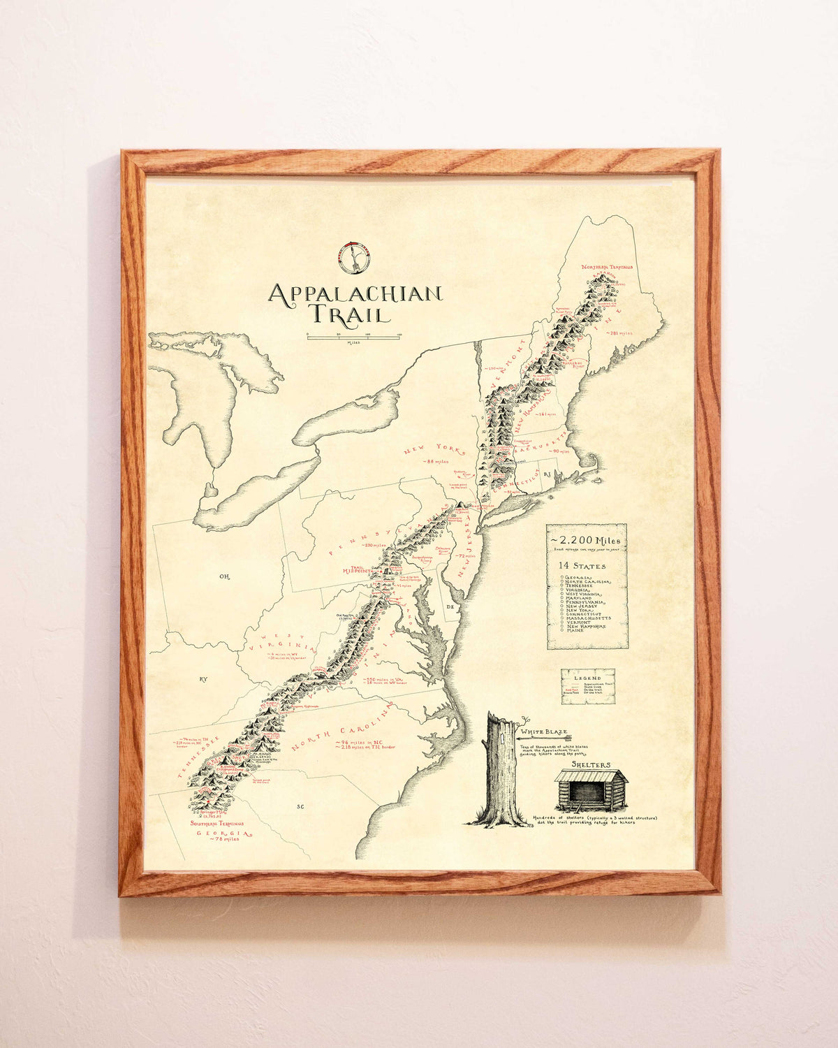 Appalachian Trail Map