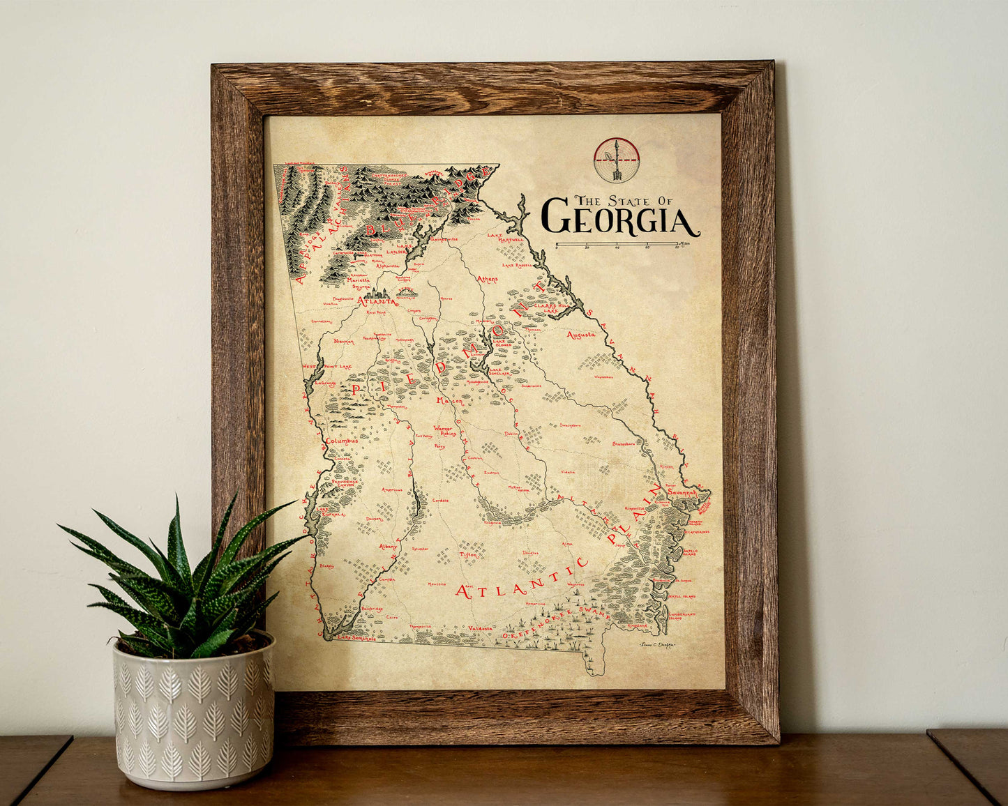 NEW UPDATED Georgia Map