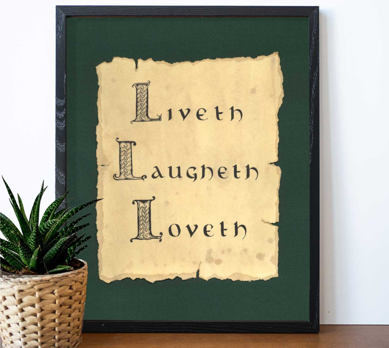 Liveth Laugheth Loveth