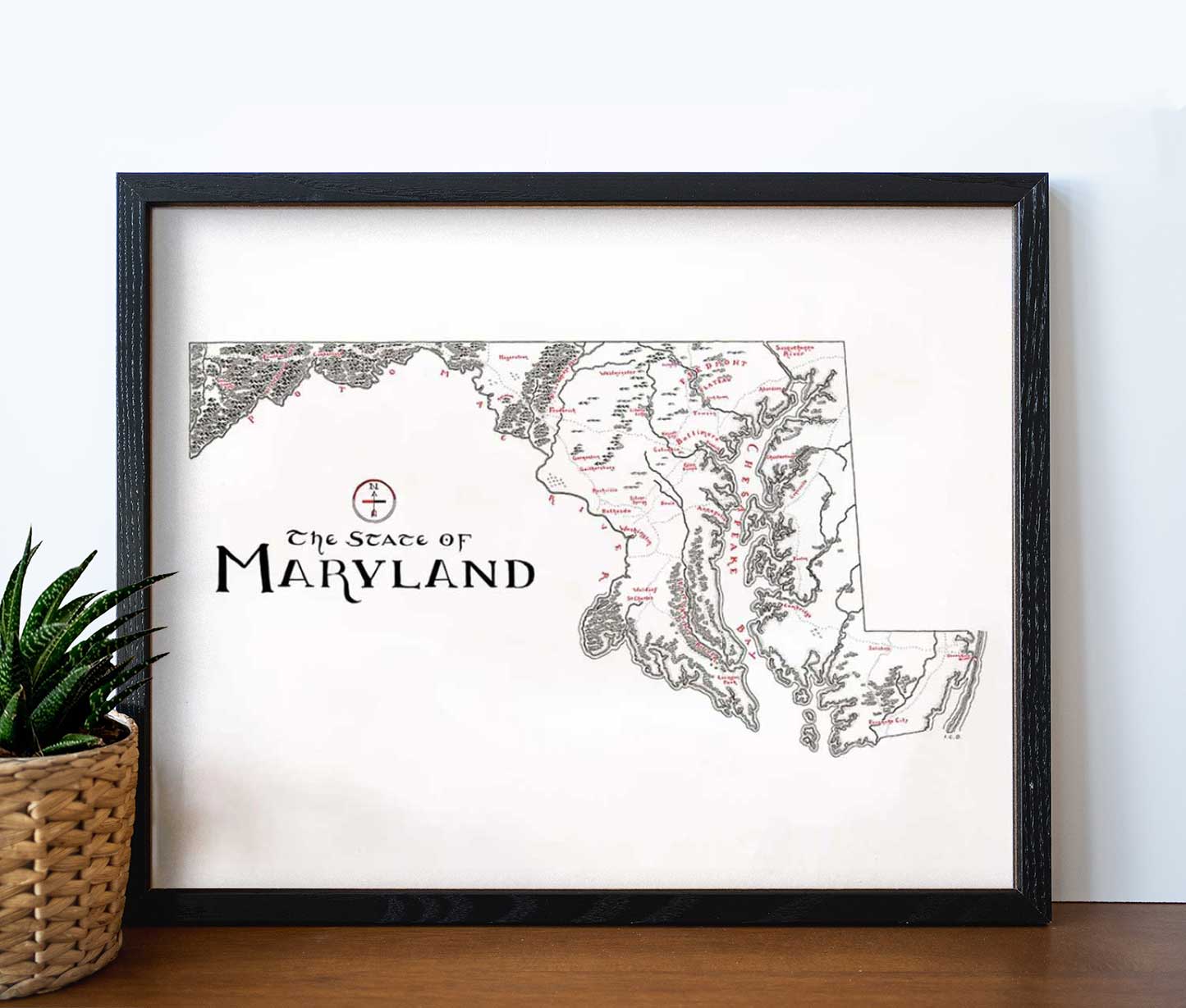 Maryland Map