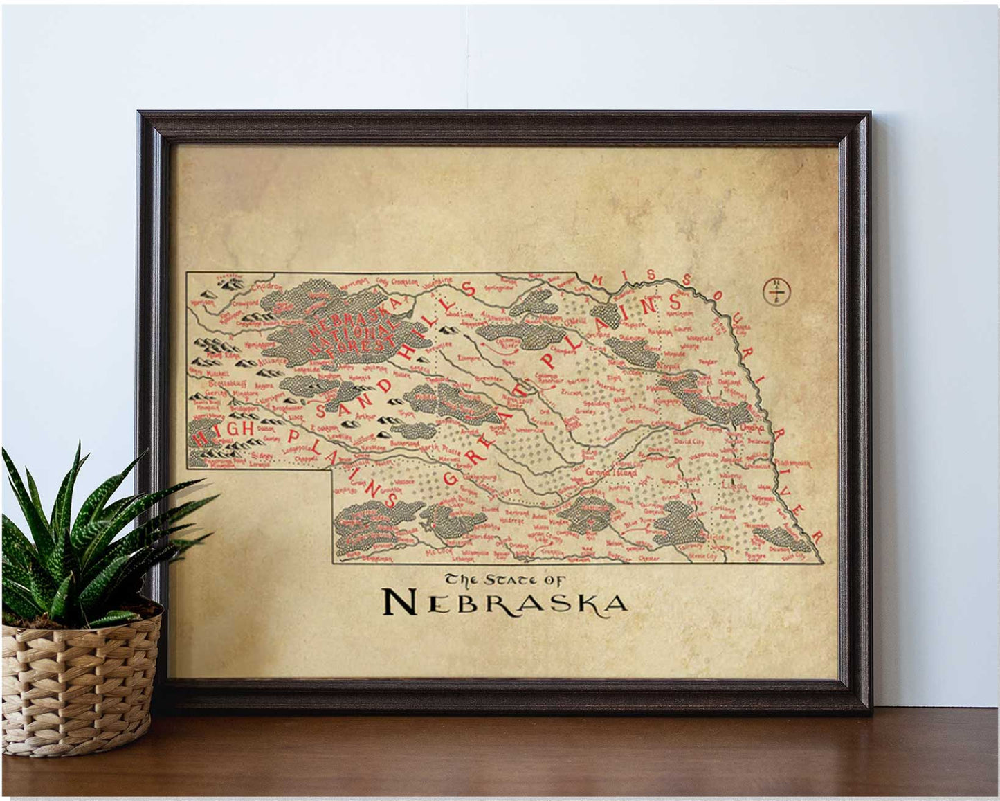 Nebraska Map