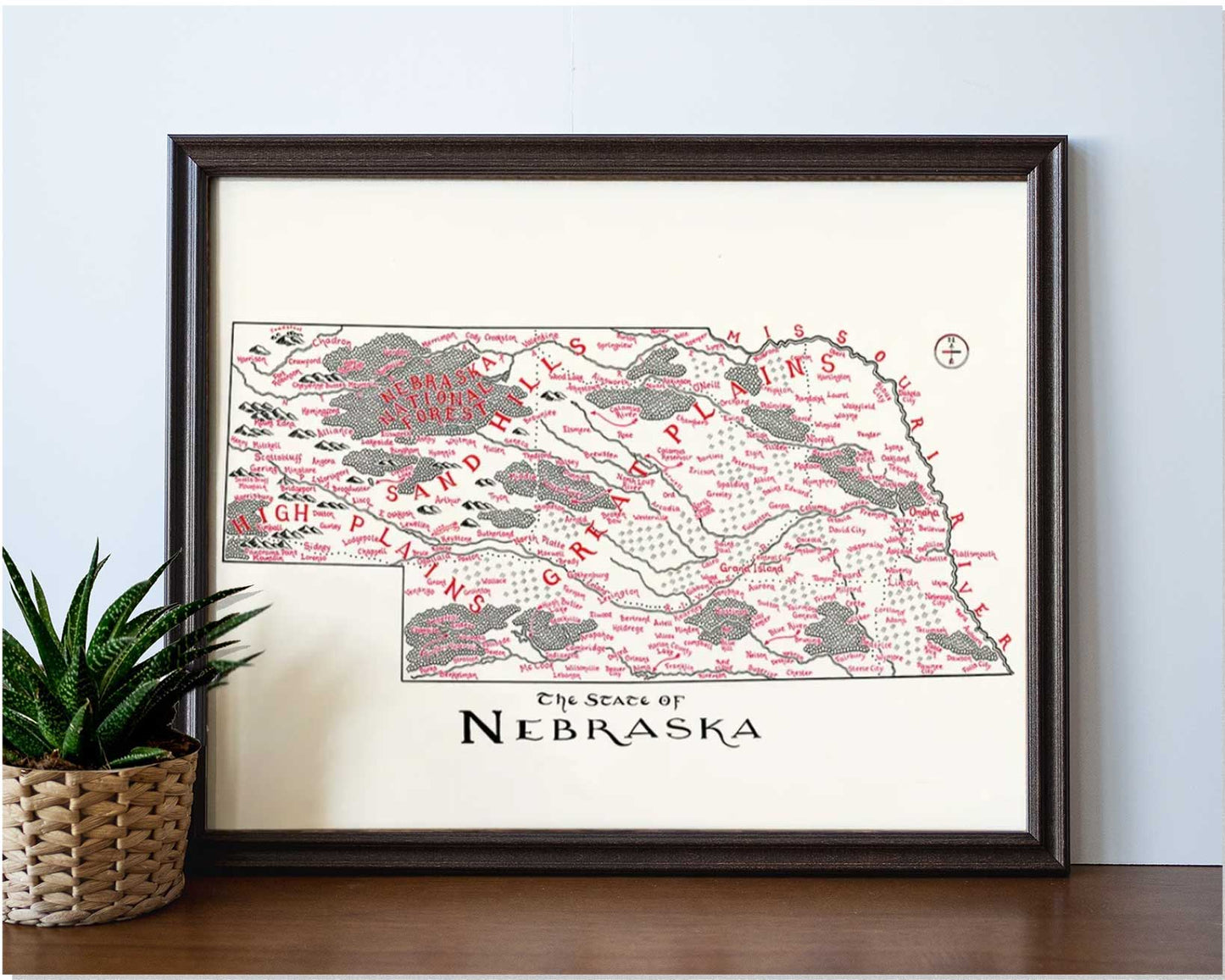 Nebraska Map