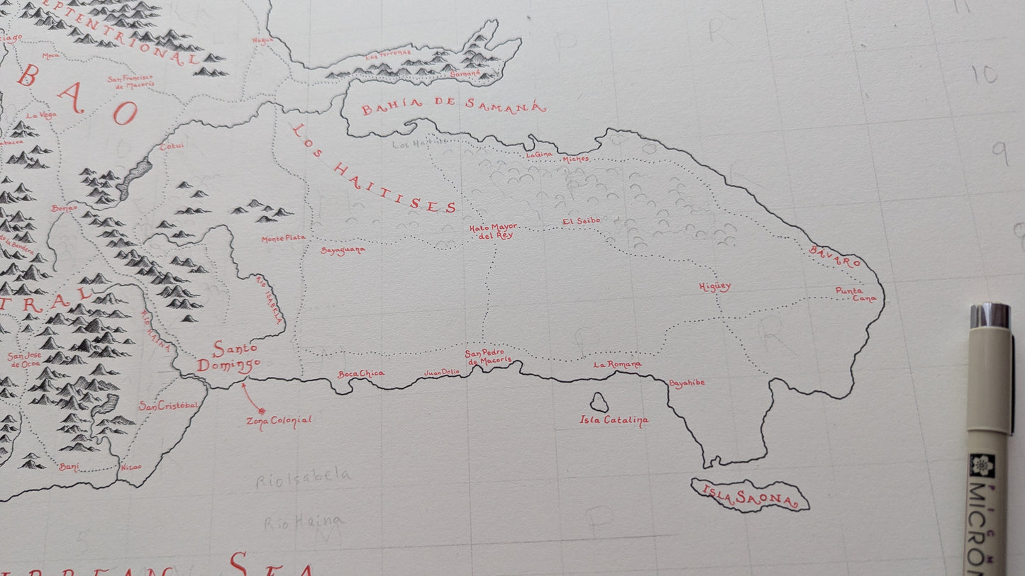 Dominican Republic Map **PRE ORDER**