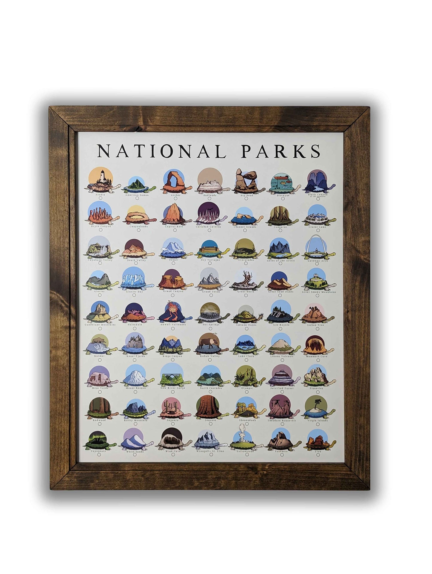 National Parks Poster (Check Off)