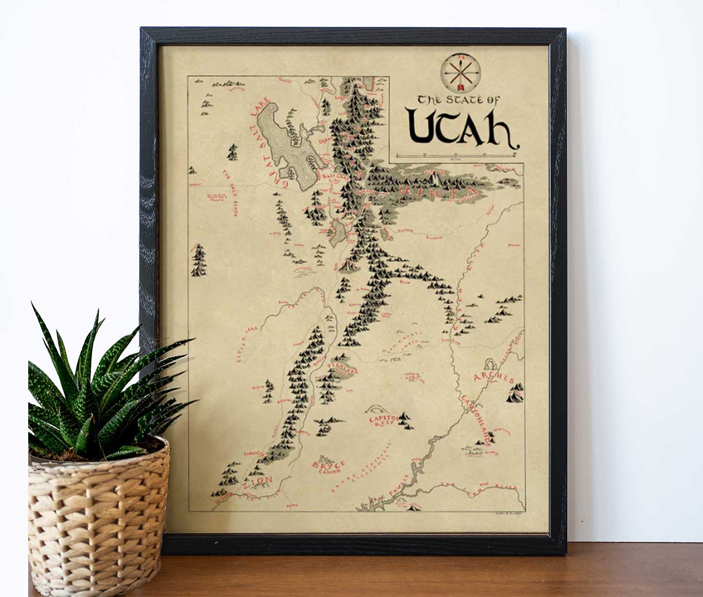 Utah Map (New Updated Version)