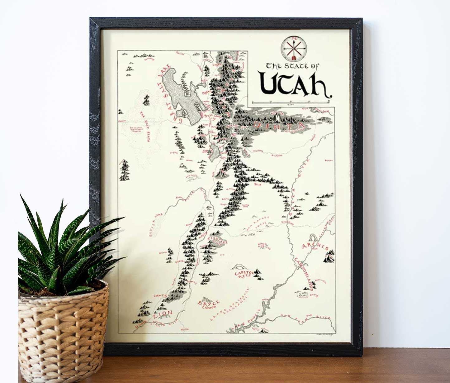 Utah Map (New Updated Version)