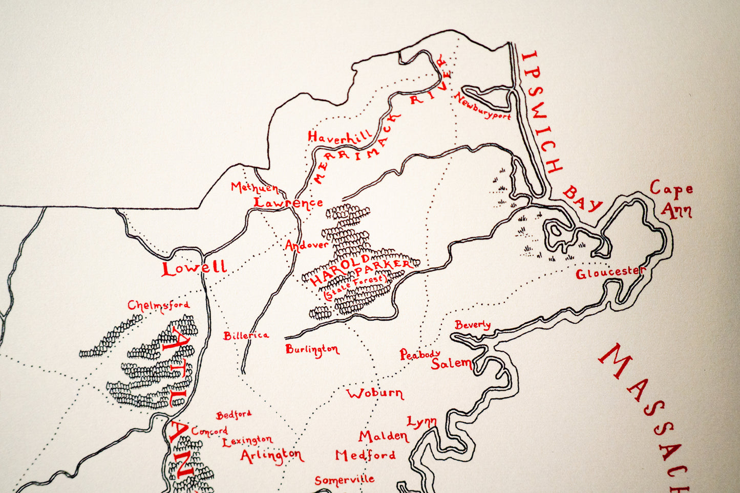 Massachusetts Map