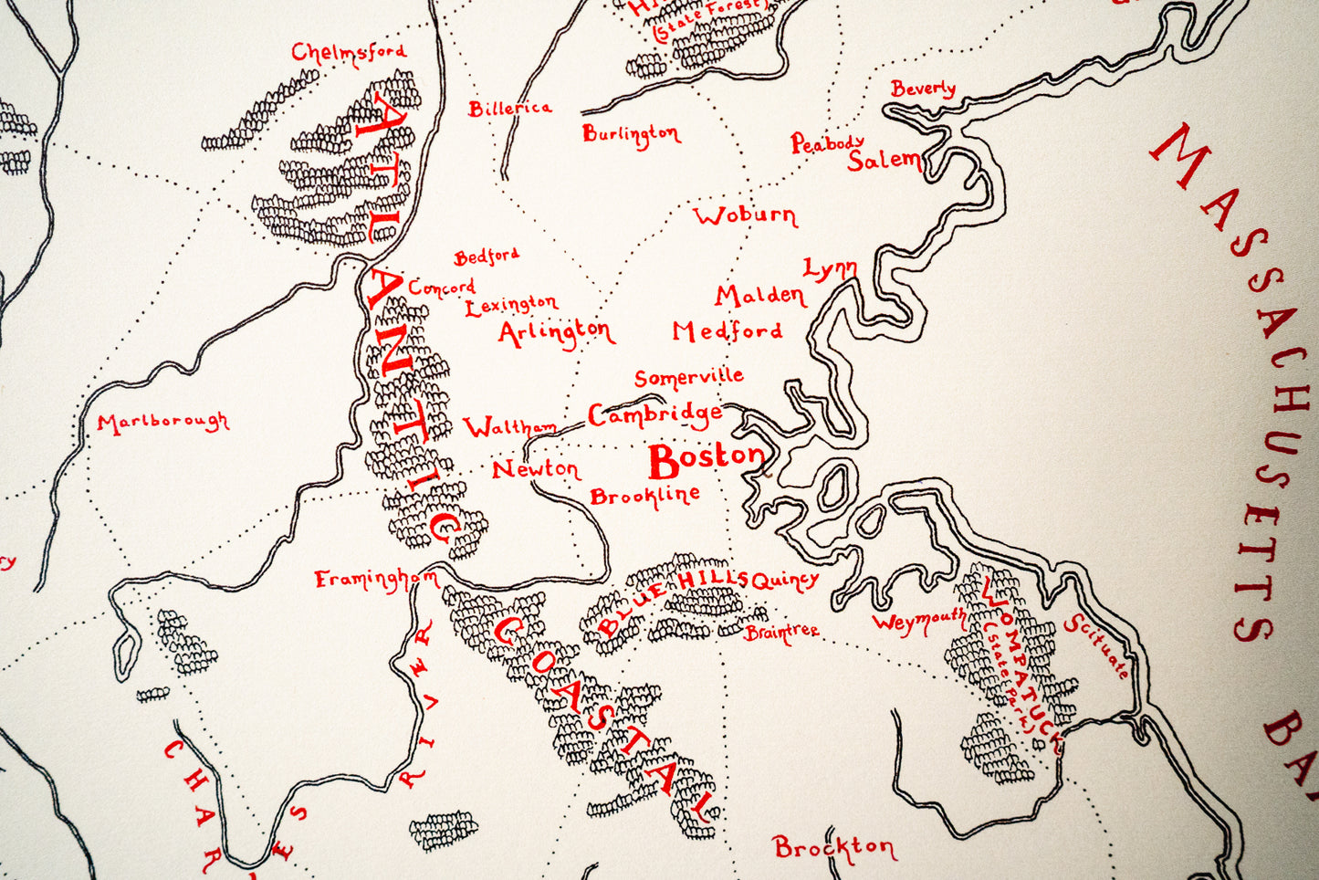 Massachusetts Map