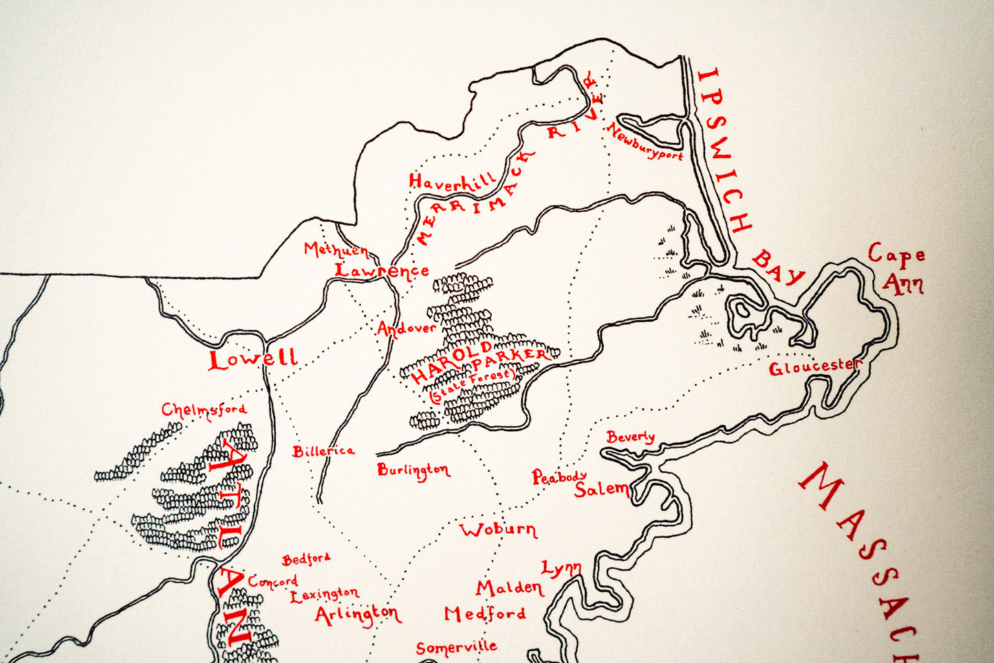 Massachusetts Map