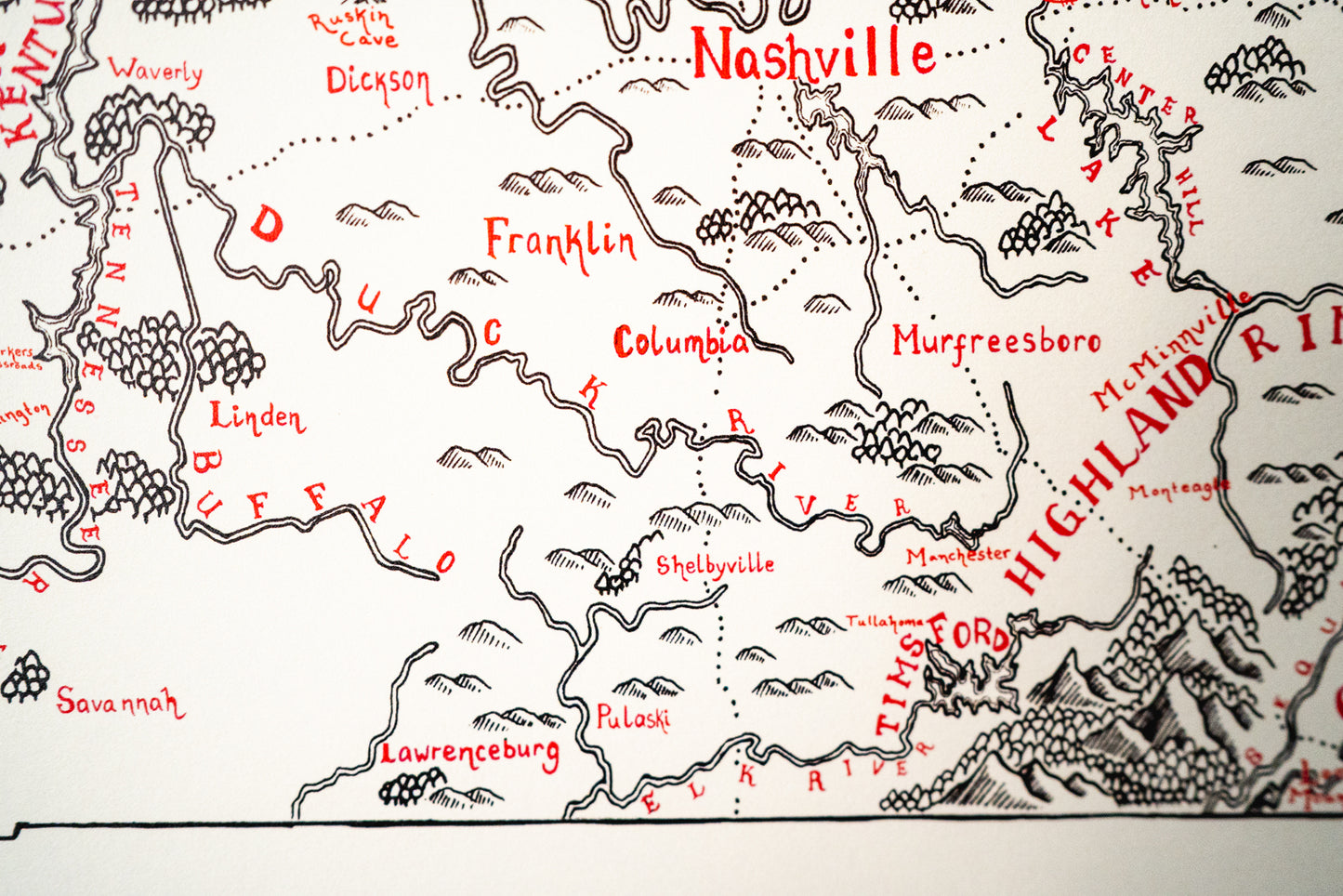 Tennessee Map
