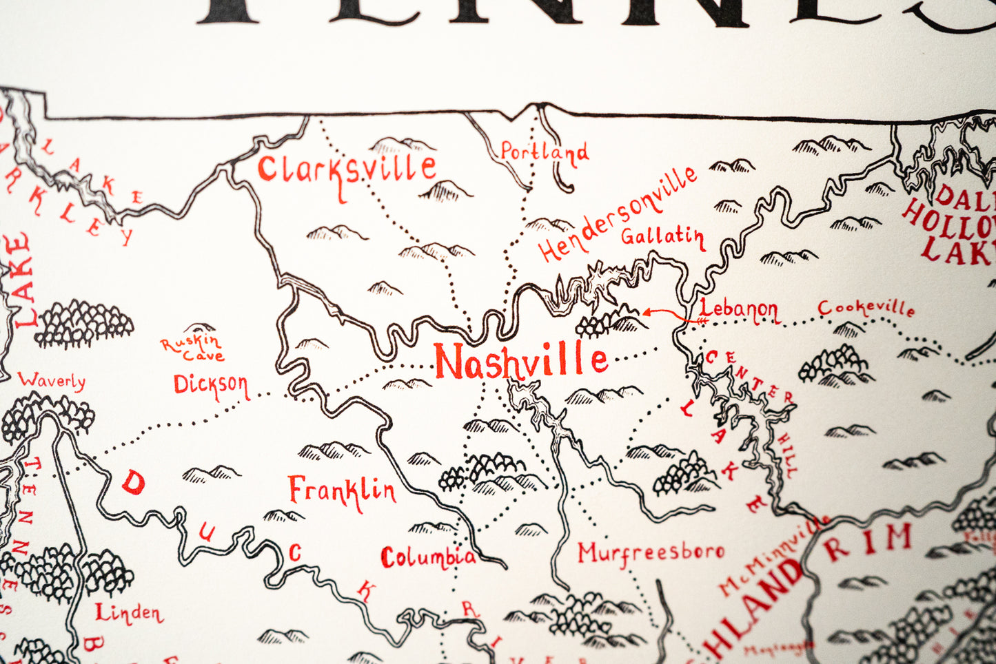 Tennessee Map