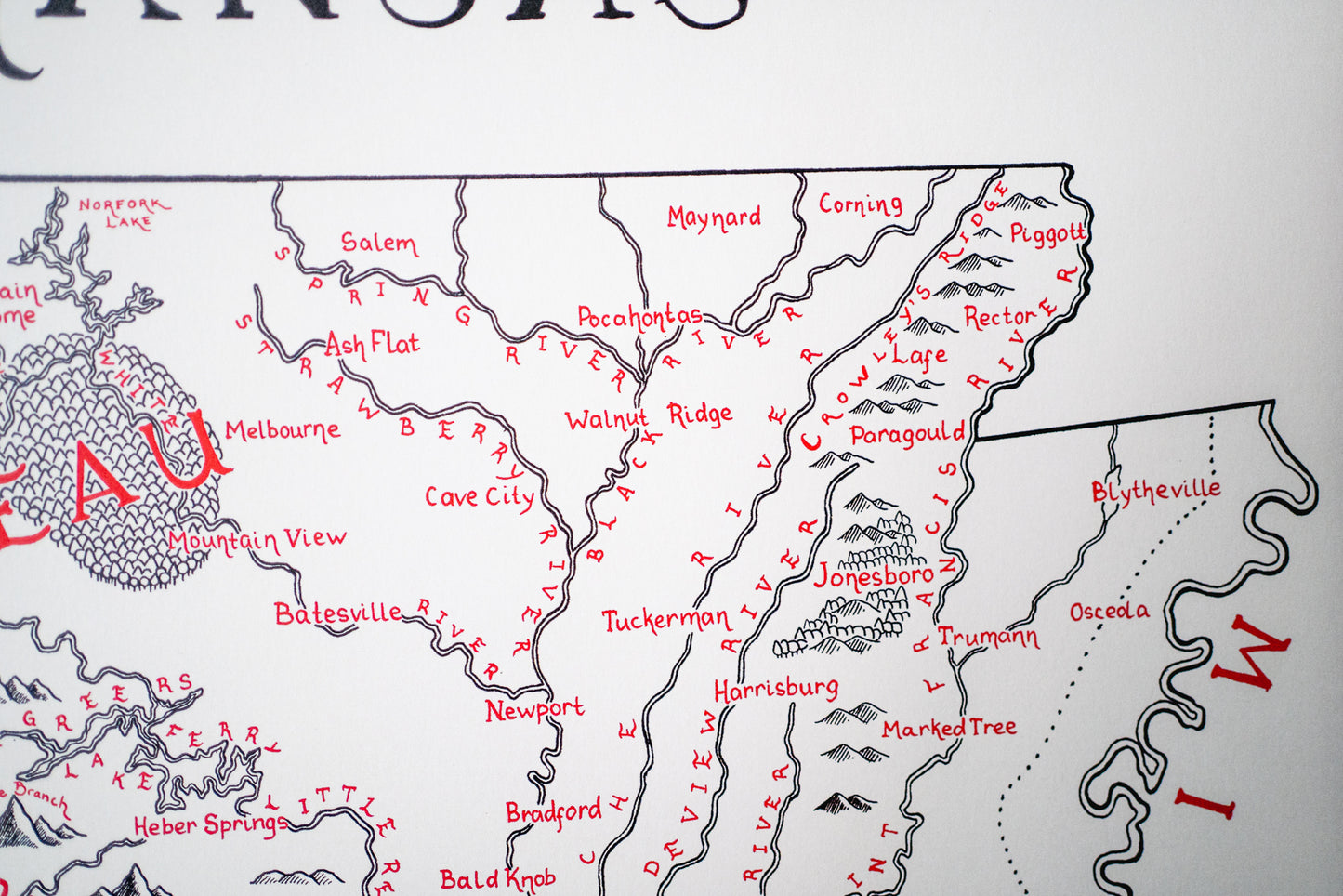 Arkansas Map