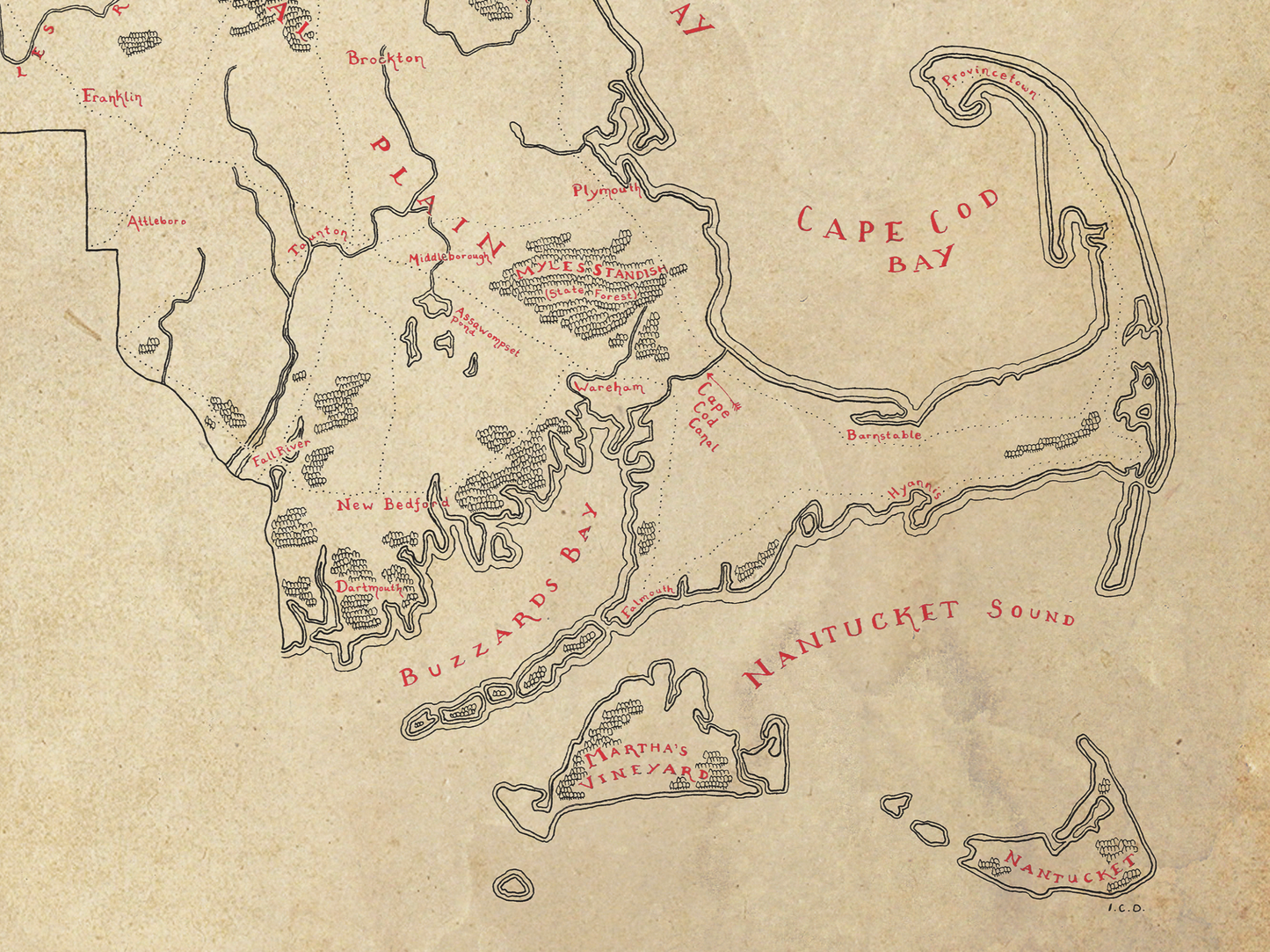 Massachusetts Map