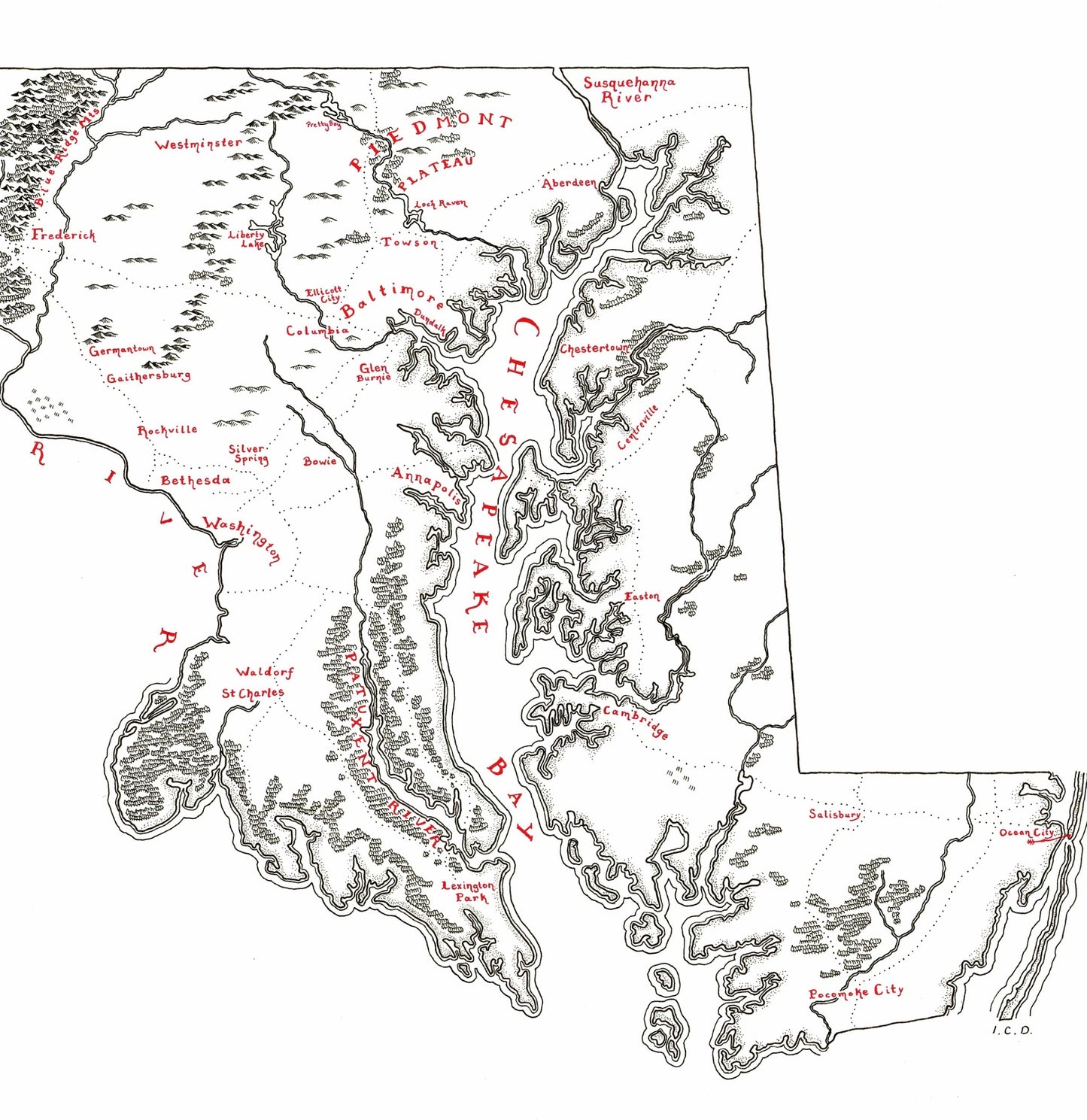 Maryland Map