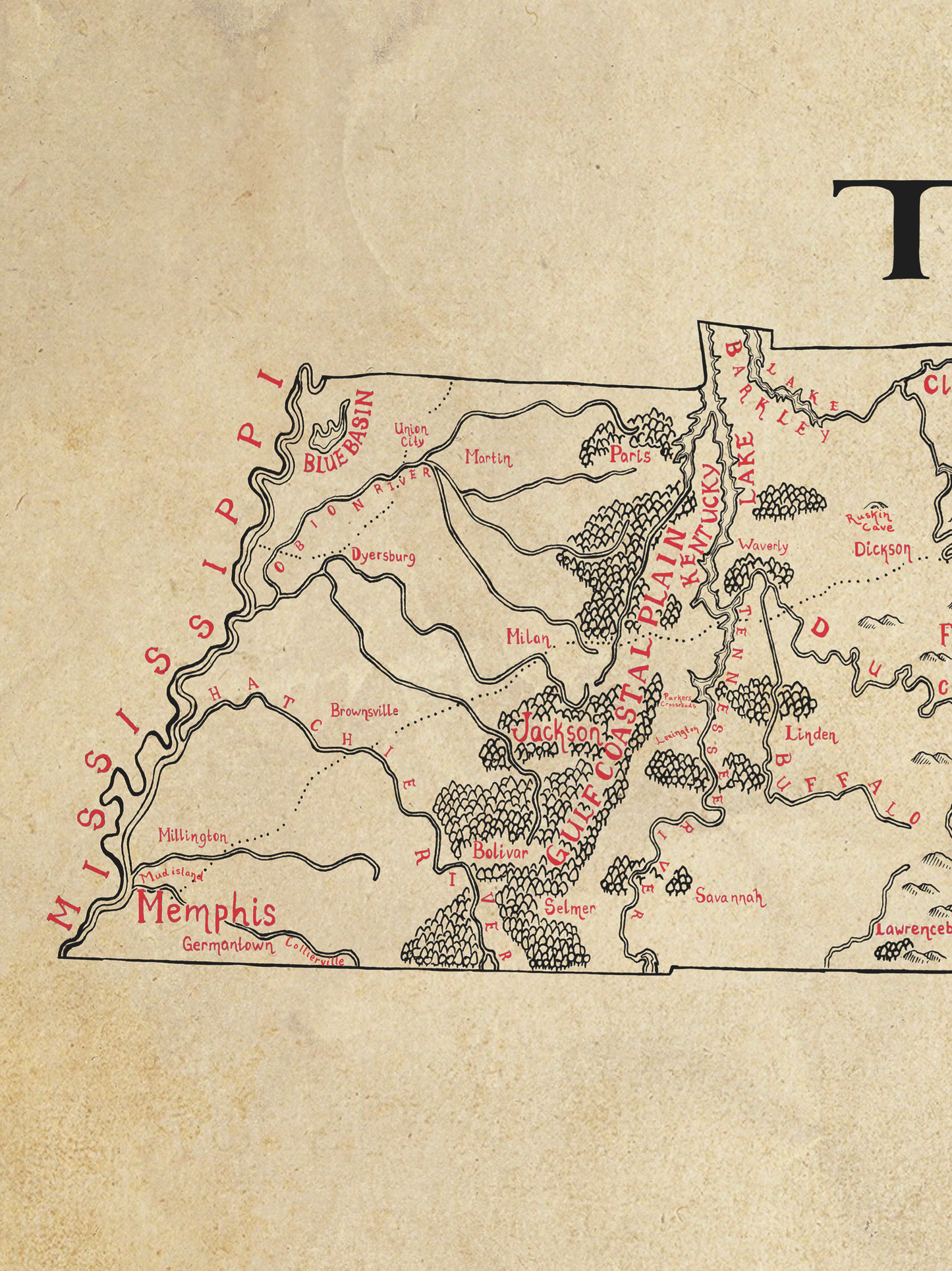Tennessee Map