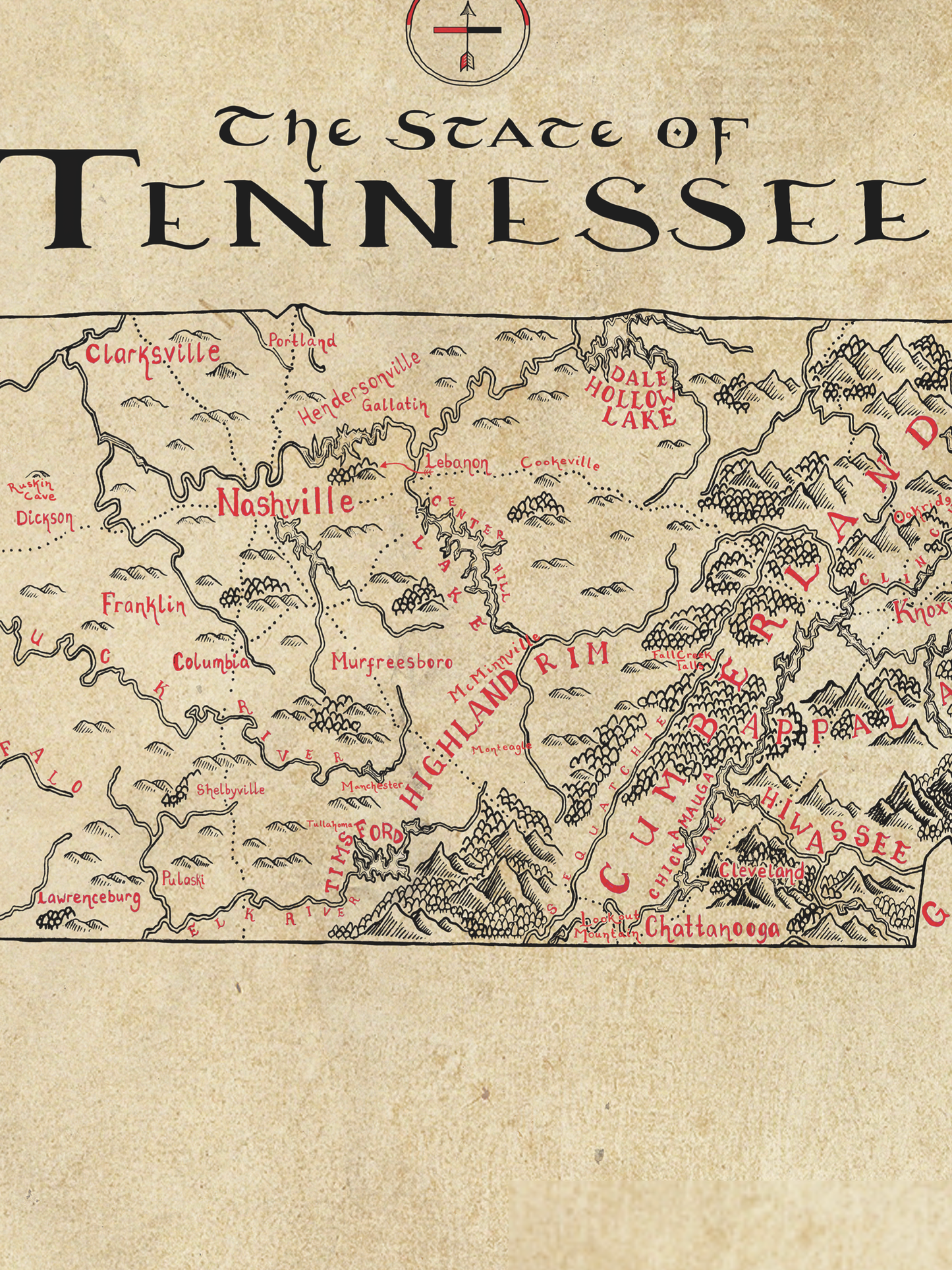 Tennessee Map