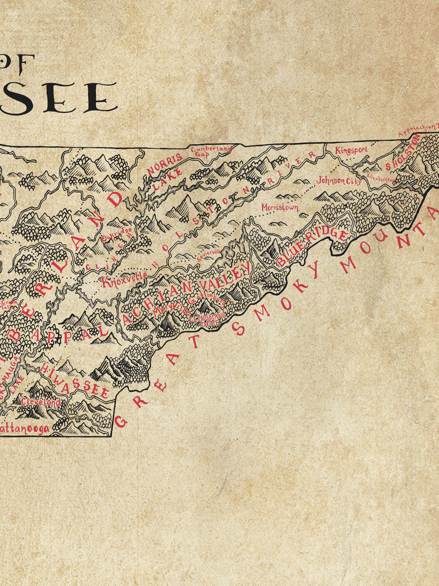 Tennessee Map