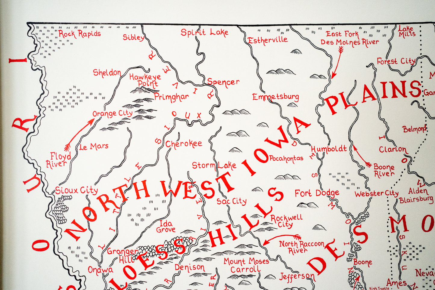 Iowa Map