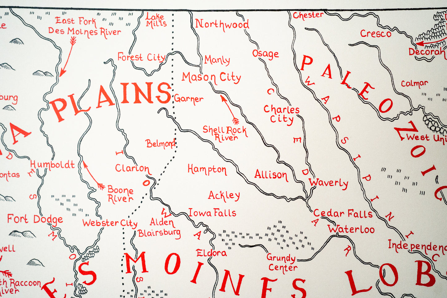 Iowa Map