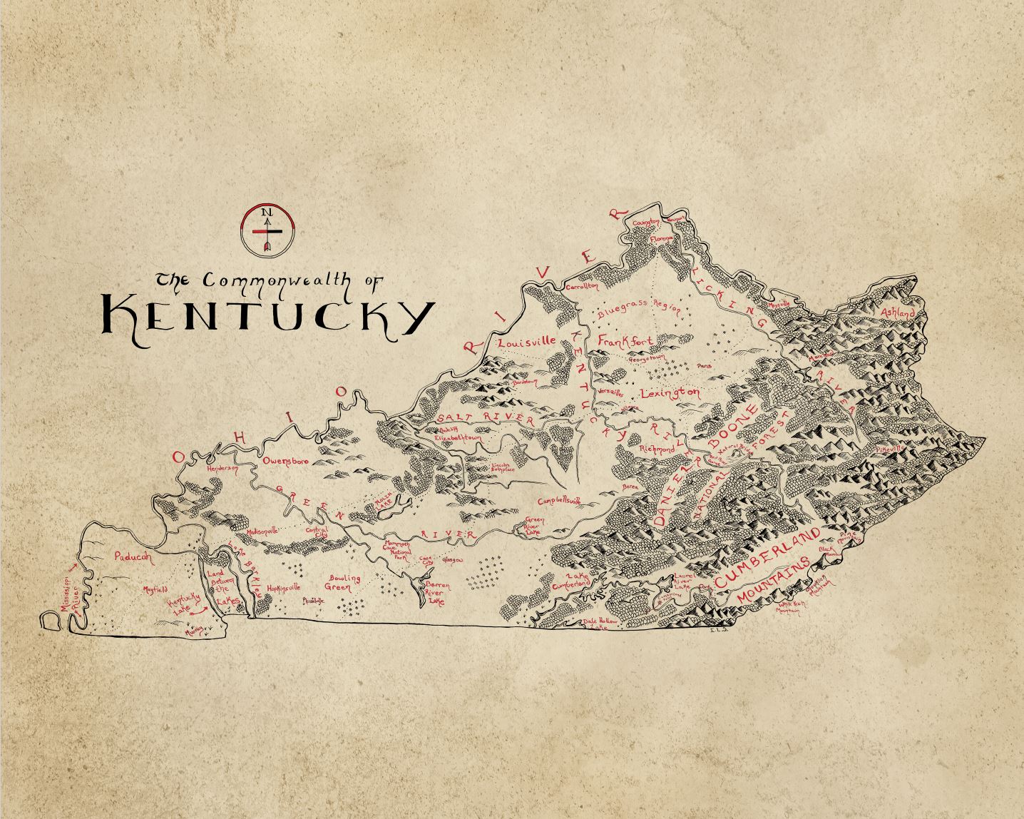 Kentucky Map