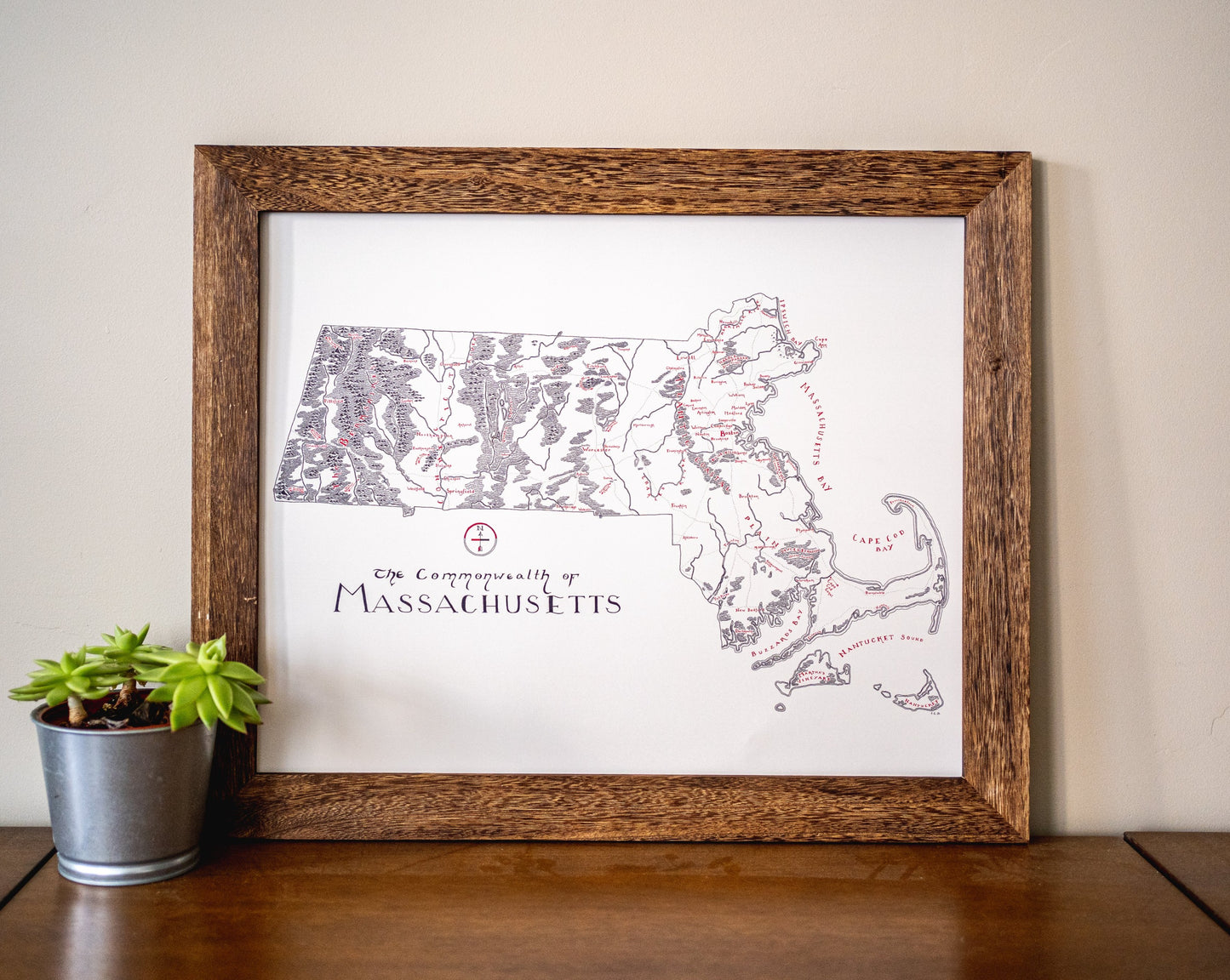 Massachusetts Map