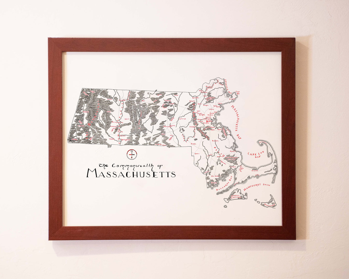 Massachusetts Map