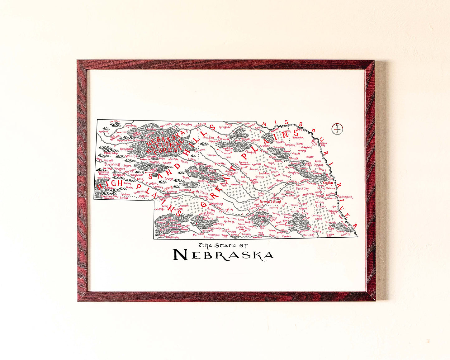 Nebraska Map