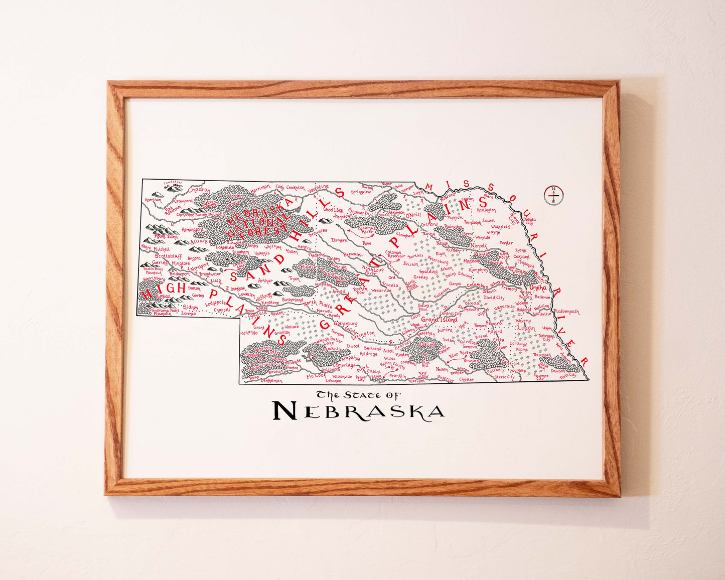 Nebraska Map