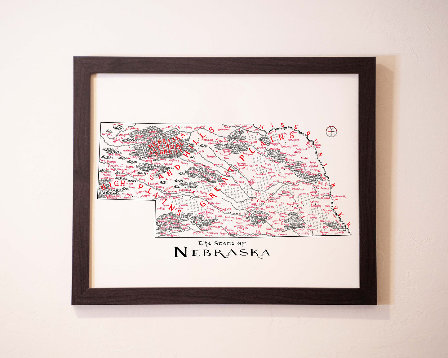 Nebraska Map