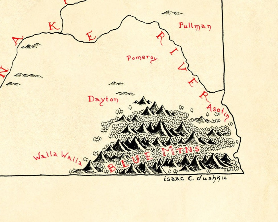 Washington Map (New Updated Edition)