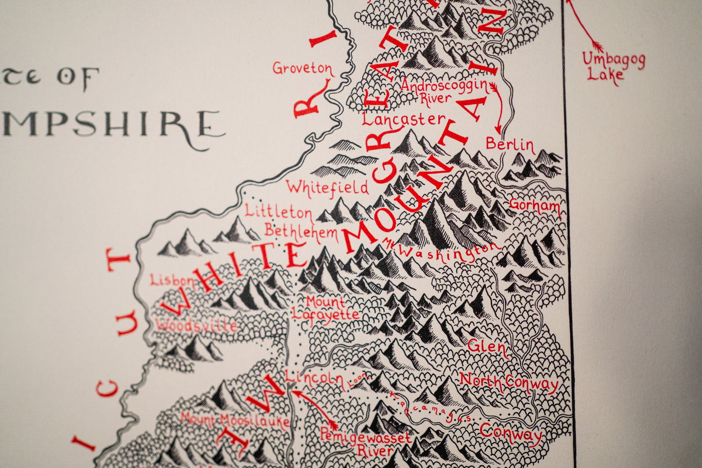 New Hampshire Map