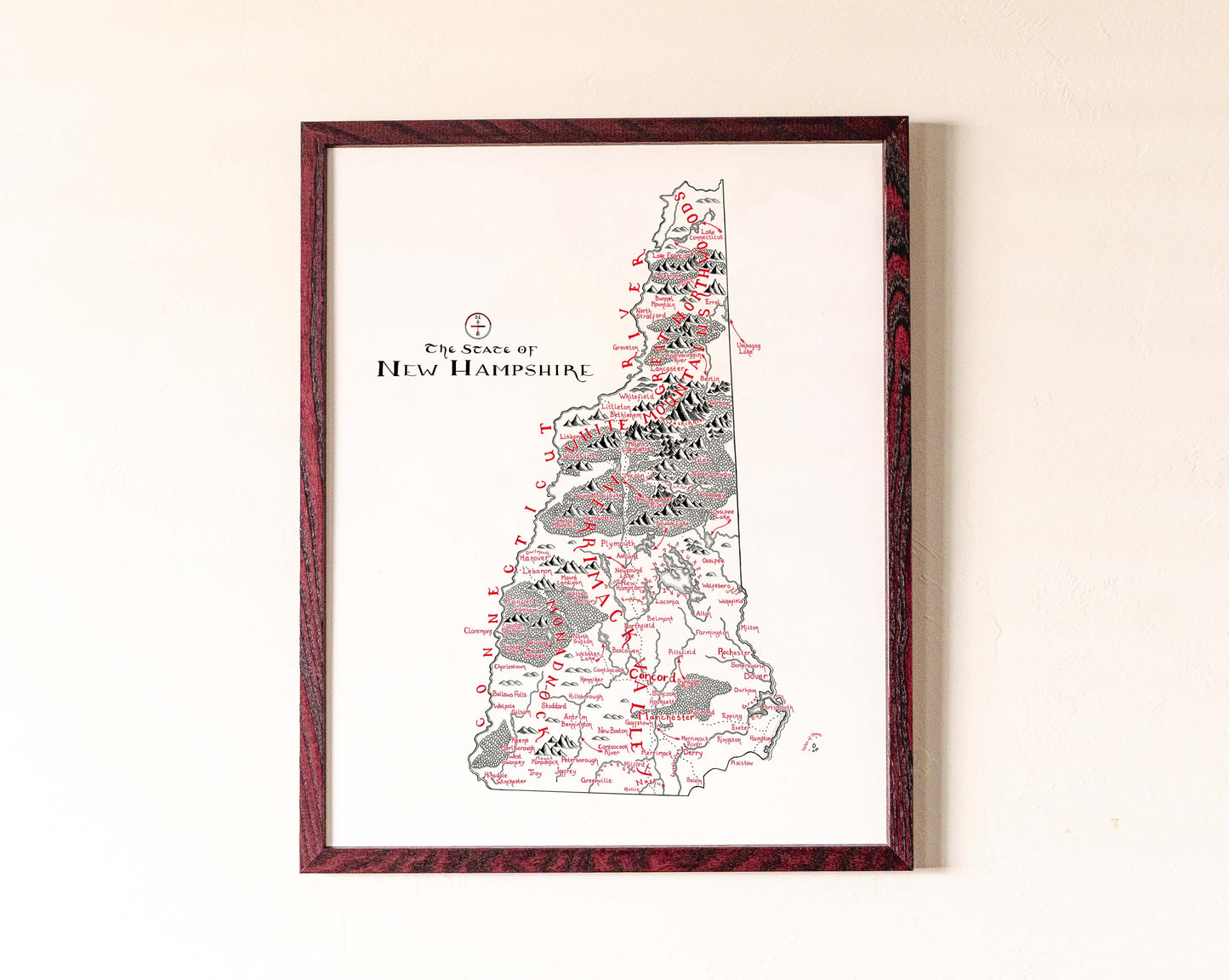 New Hampshire Map