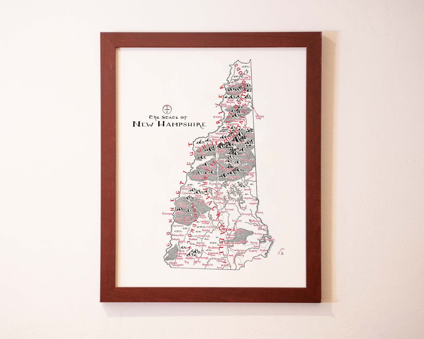New Hampshire Map