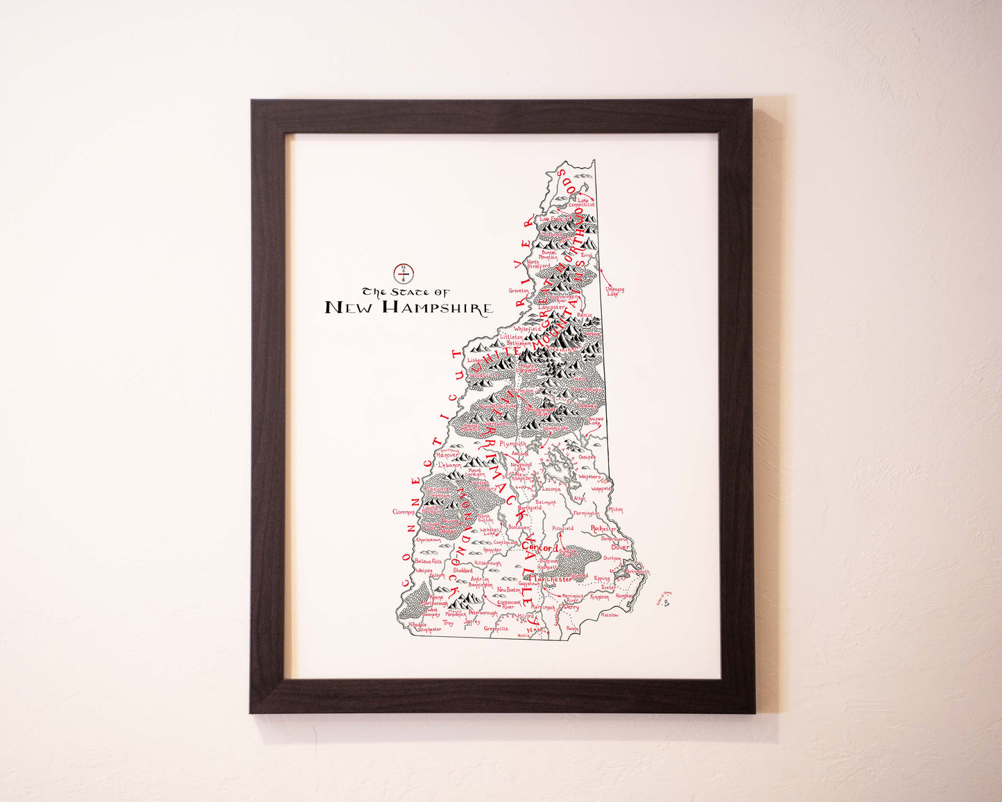 New Hampshire Map