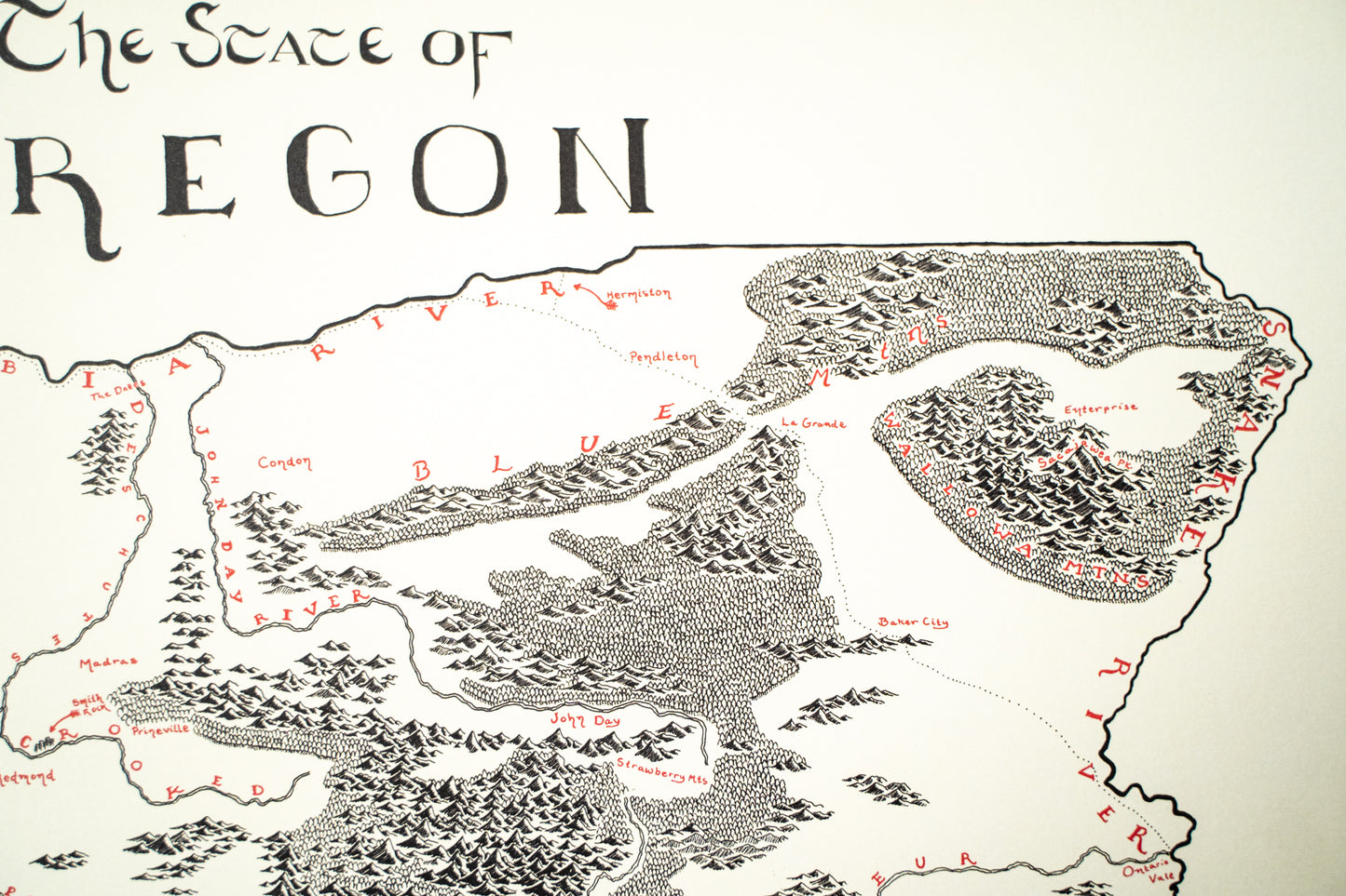 Oregon Map