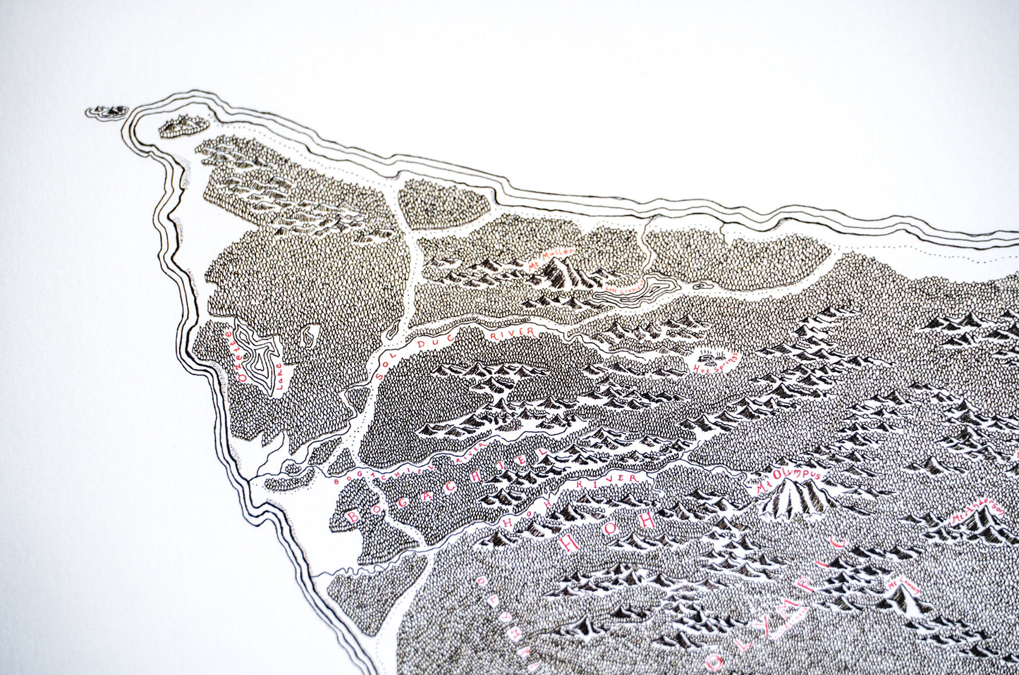 Olympic Peninsula Map