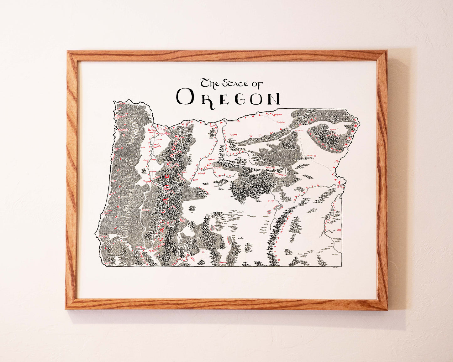 Oregon Map