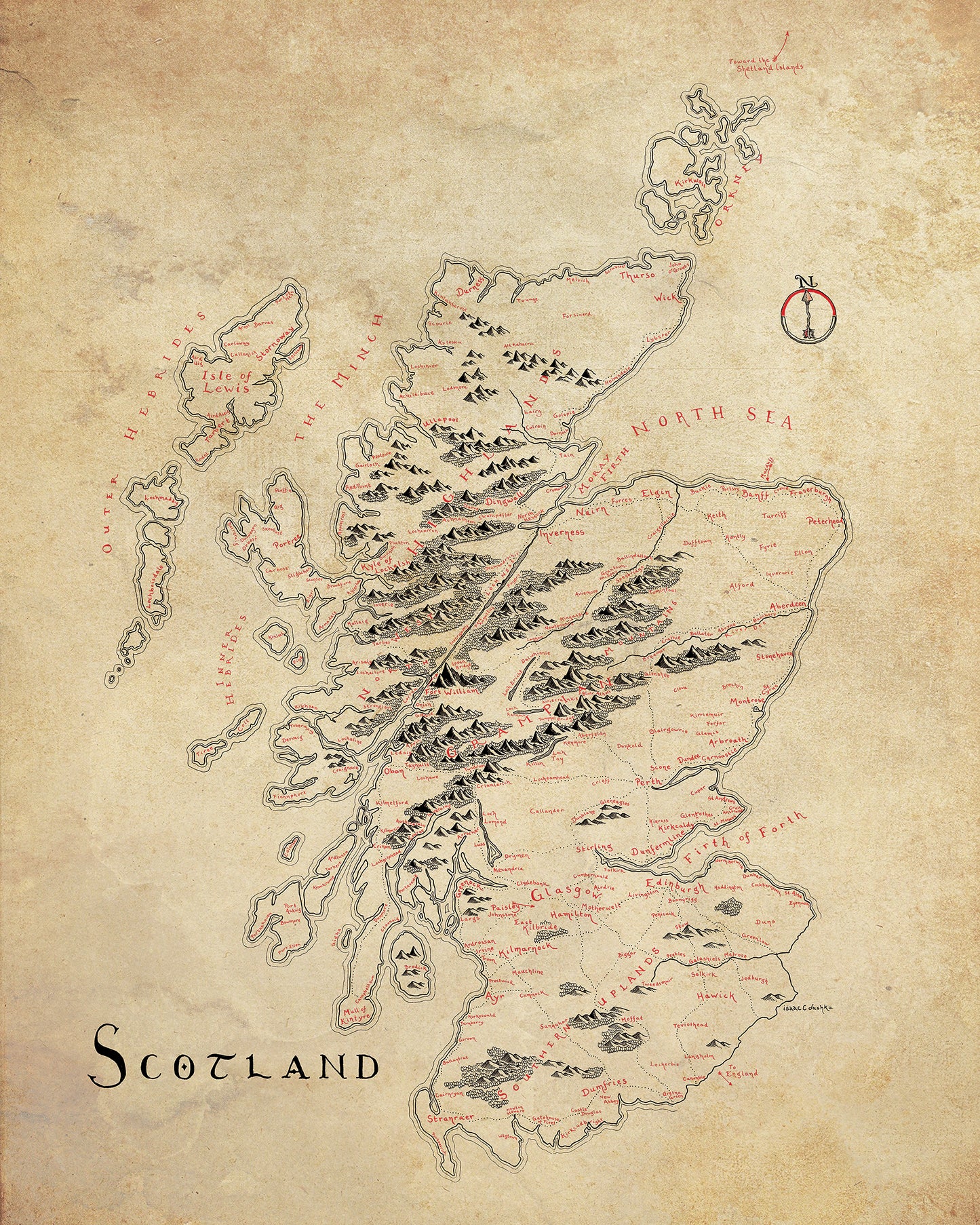 Scotland Map