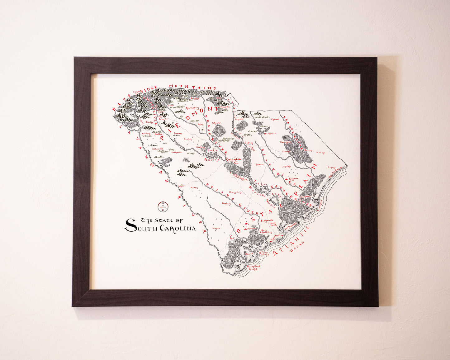 South Carolina Map
