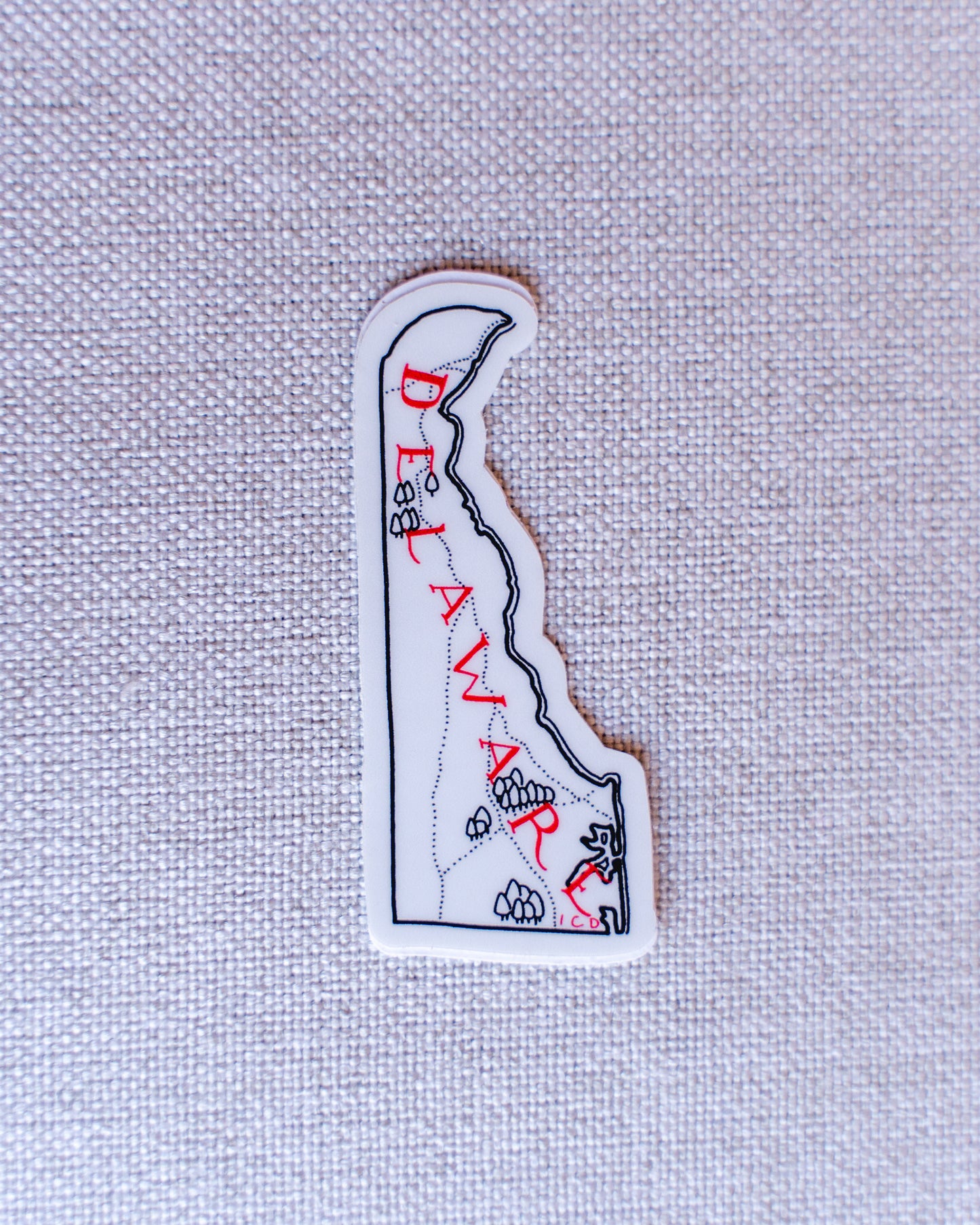 Delaware Sticker 4-Pack